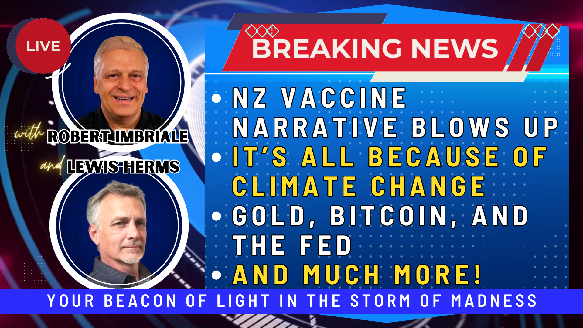 12.4.2023:  NZ VACCINE NARRATIVE BLOWS UP | IT'S ALL BECAUSE OF CLIMATE CHANGE | GOLD, BITCOIN & THE FED