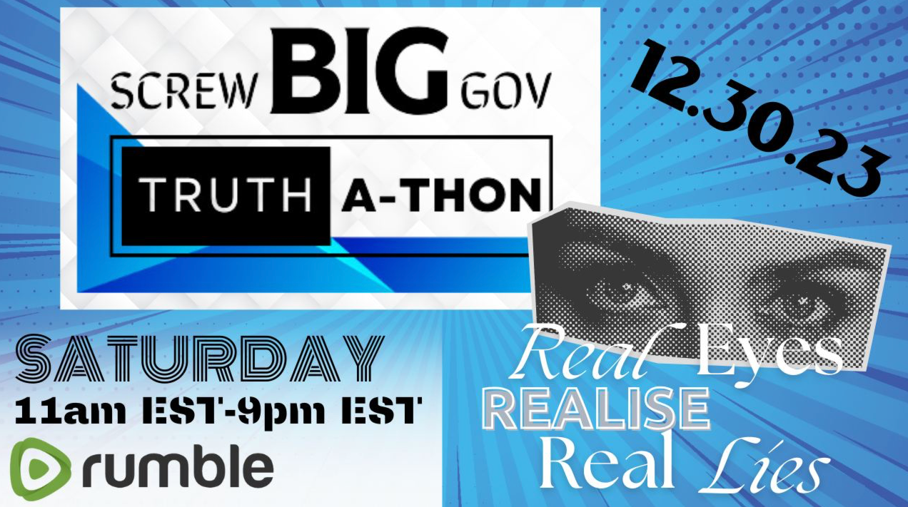 12.30.2023:  It's Our Year End Truth-a-Thon! Incredible Line up of Guests!