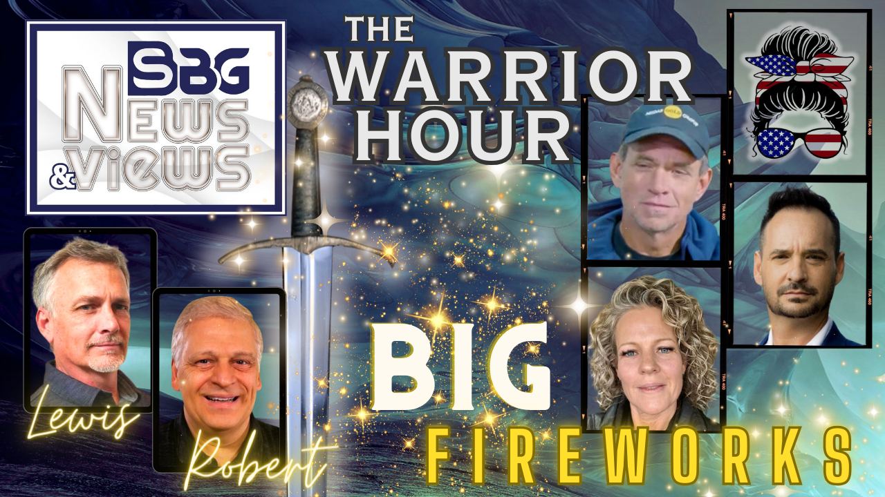 2.15.24 | The Warrior Hour: BIG FIREWORKS! Lezley Shepherd, Keith Blandford, Capt Jackson & Christine Geiger