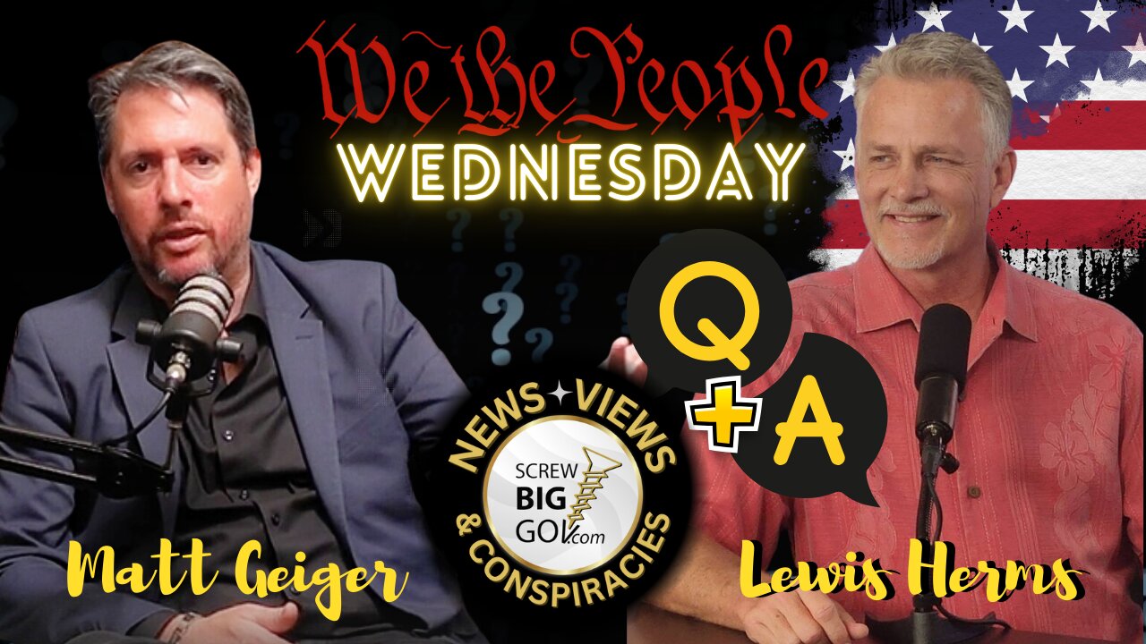 🔥 WE THE PEOPLE WEDNESDAY – Submit Your Questions Now! 🔥