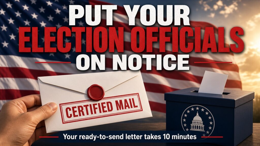 Put your election officials on notice